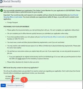 the ssn application is online