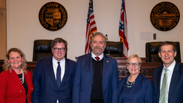 CSU and AGO leadership at CSU College of Law